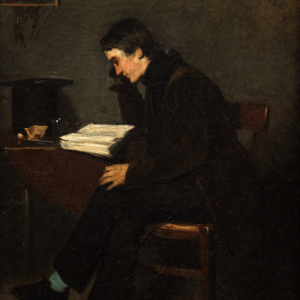 Portrait of a Man in his Study - Pils, Isidore 