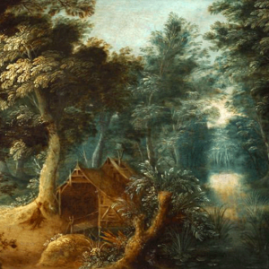 A Moonlit Landscape - Govaerts, Abraham 