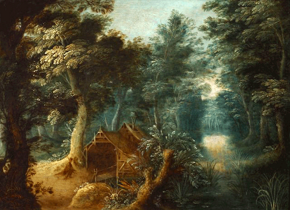 A Moonlit Landscape - Govaerts, Abraham 