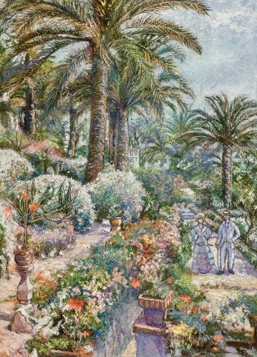 Les jardins de Monaco - Pissarro, Hughes Claude 