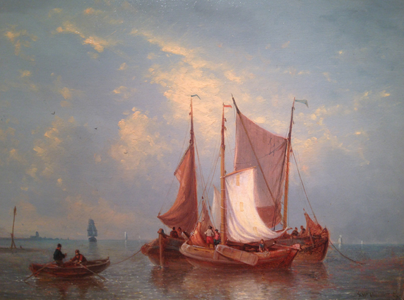 Fishing Boats - Opdenhoff, George Willem