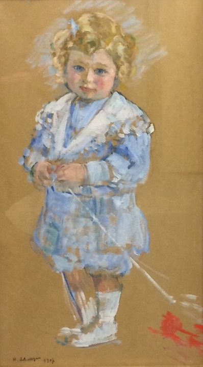 Portrait d’enfant en pied - Lebasque, Henri 