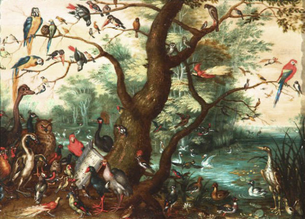 A Concert of Birds - Brueghel the Younger, Jan 