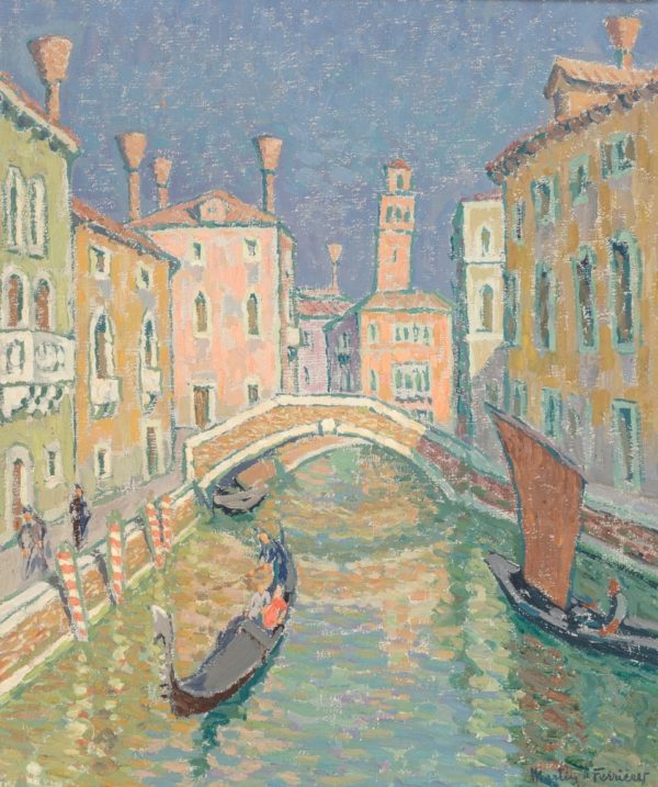 Venice, petite canal - Martin-Ferrieres, Jacques 