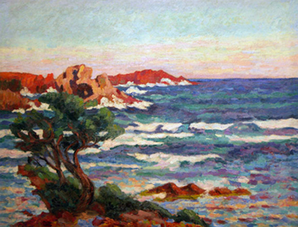 Les roches rouges - Armand Guillaumin, Jean-Baptiste  