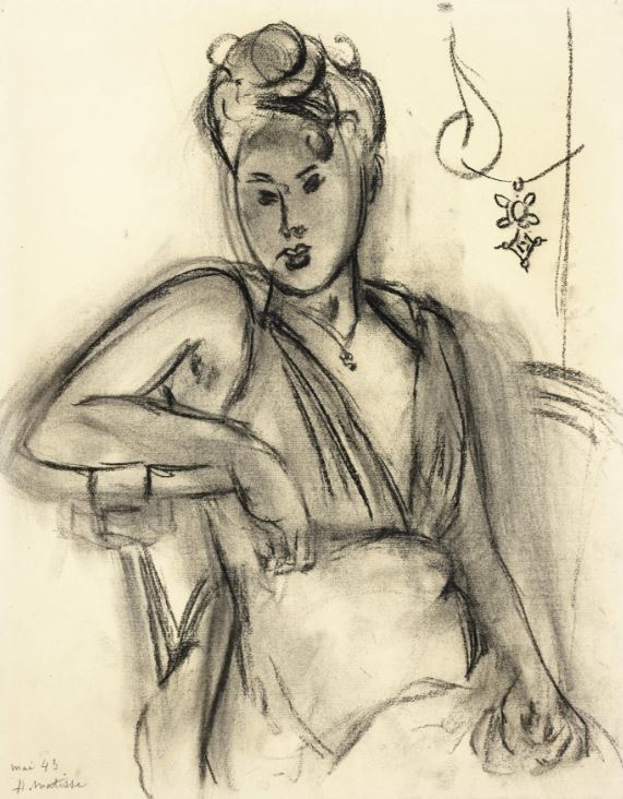 Femme assise (Michaela) - Matisse, Henri