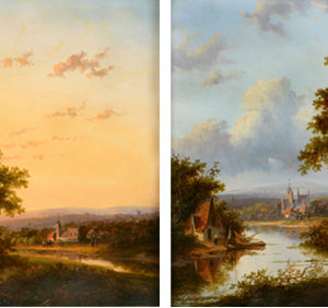 Pair of Landscapes - Evert Morel Jr., Jan 