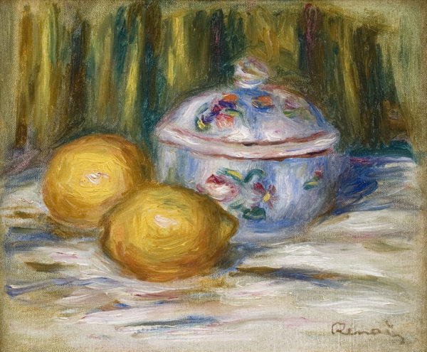 Sucrier et citrons - Renoir, Pierre-Auguste 