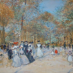 Les Champs Elysees - Raffaëlli, Jean-François 