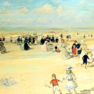 A Day at the Beach - Raffaëlli, Jean-François 