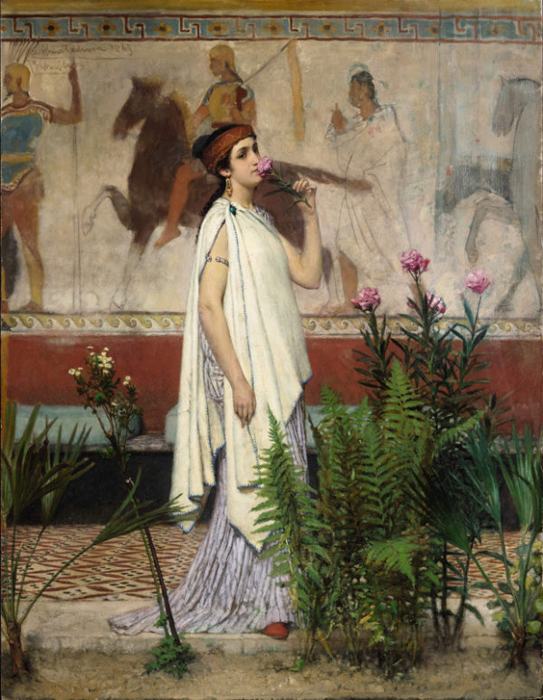 A Greek Woman - Tadema, Sir Lawrence Alma 