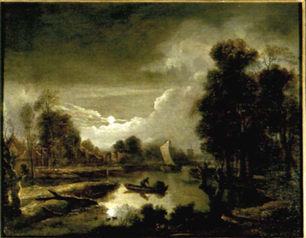 Moonlit Landscape - Neer, Aert van der 