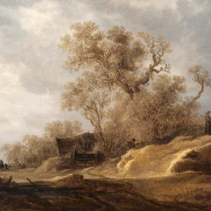 A Rural Landscape with Peasants - Goyen, Jan van 