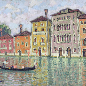 Venise, le grand canal et les gondoles - Martin-Ferrières, Jacques