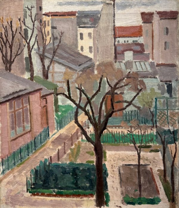 View from a Parisian window - Cavailles, Jules 