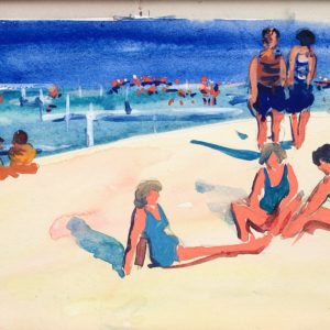 Beach Scene - Peterson, Jane