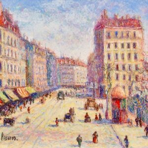 Paris Winter Street Scene - Pissarro, Hughes Claude